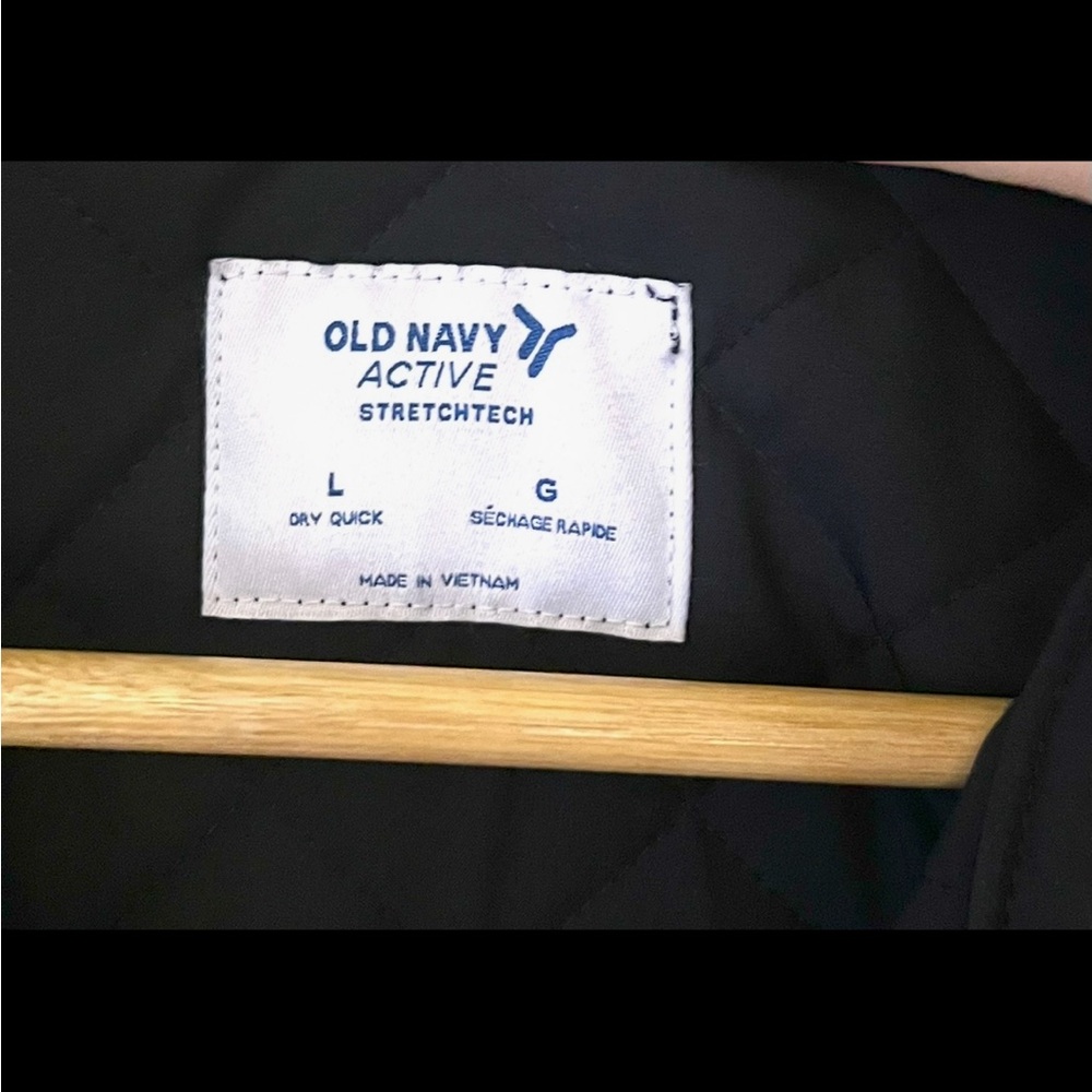 Quilted Button-Front Shacket Jacket - Black - Picture 4 of 6